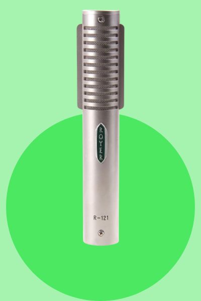 Royer R-121 ribbon microphone for smooth and natural upright piano recording