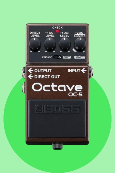 BOSS OC-5 octave pedal for recreating Pino Palladino inspired fretless bass sounds