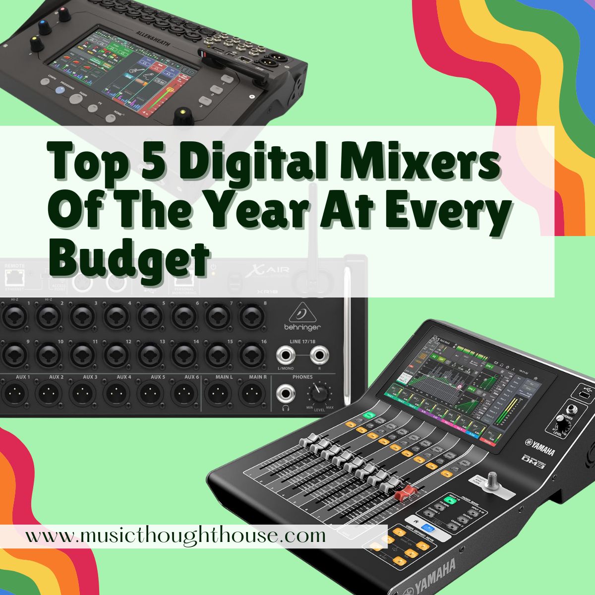 Digital mixers for live music comparison