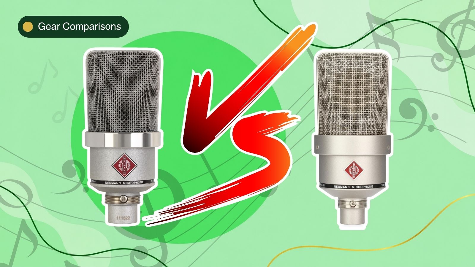 Neumann TLM 102 and Neumann TLM 103 microphone comparison