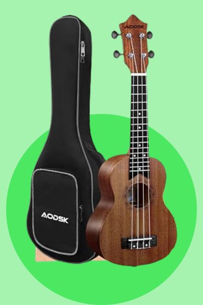 AODSK soprano ukulele beginner kit for new ukulele players