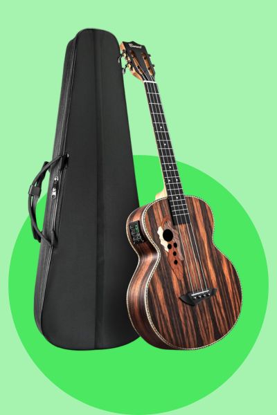 Caramel ebony wood baritone ukulele CB904 for deeper ukulele sound