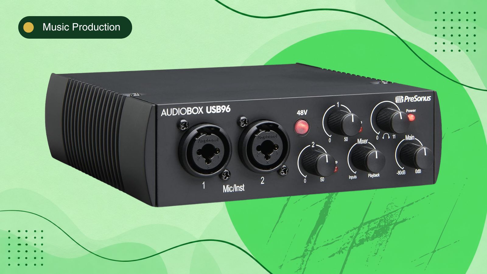 Affordable audio interface for recording music, vocals and instruments at home