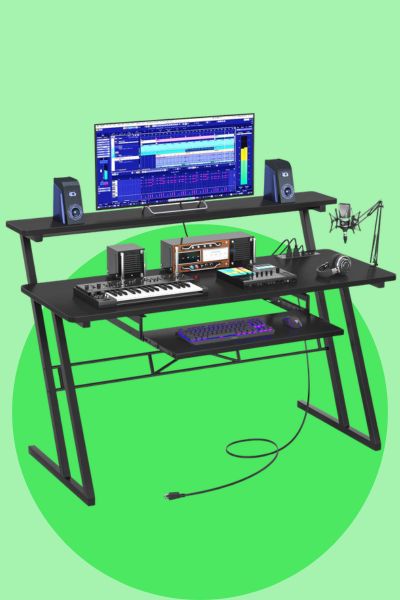 Armocity music studio desk for small home studio setup