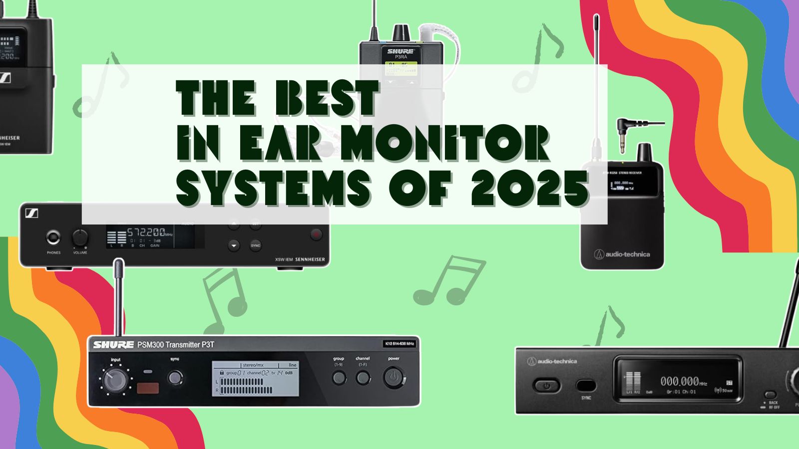 Hero image of in ear monitors IEM words and examples