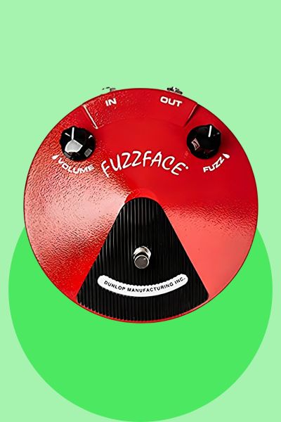 Dunlop Fuzz Face guitar fuzz pedal for warm vintage-style fuzz tones