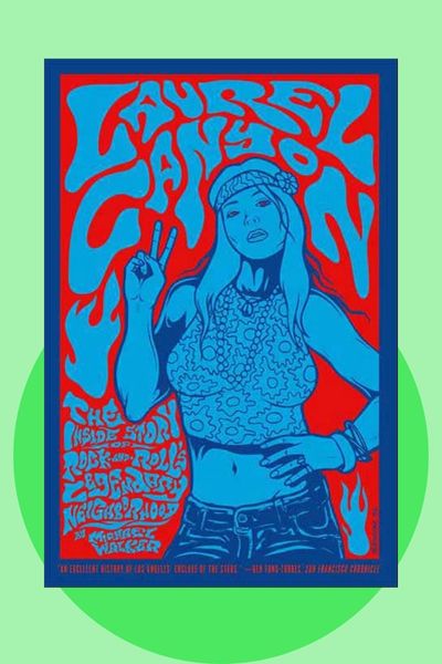 Laurel Canyon book cover by Michael Walker about LA rock history