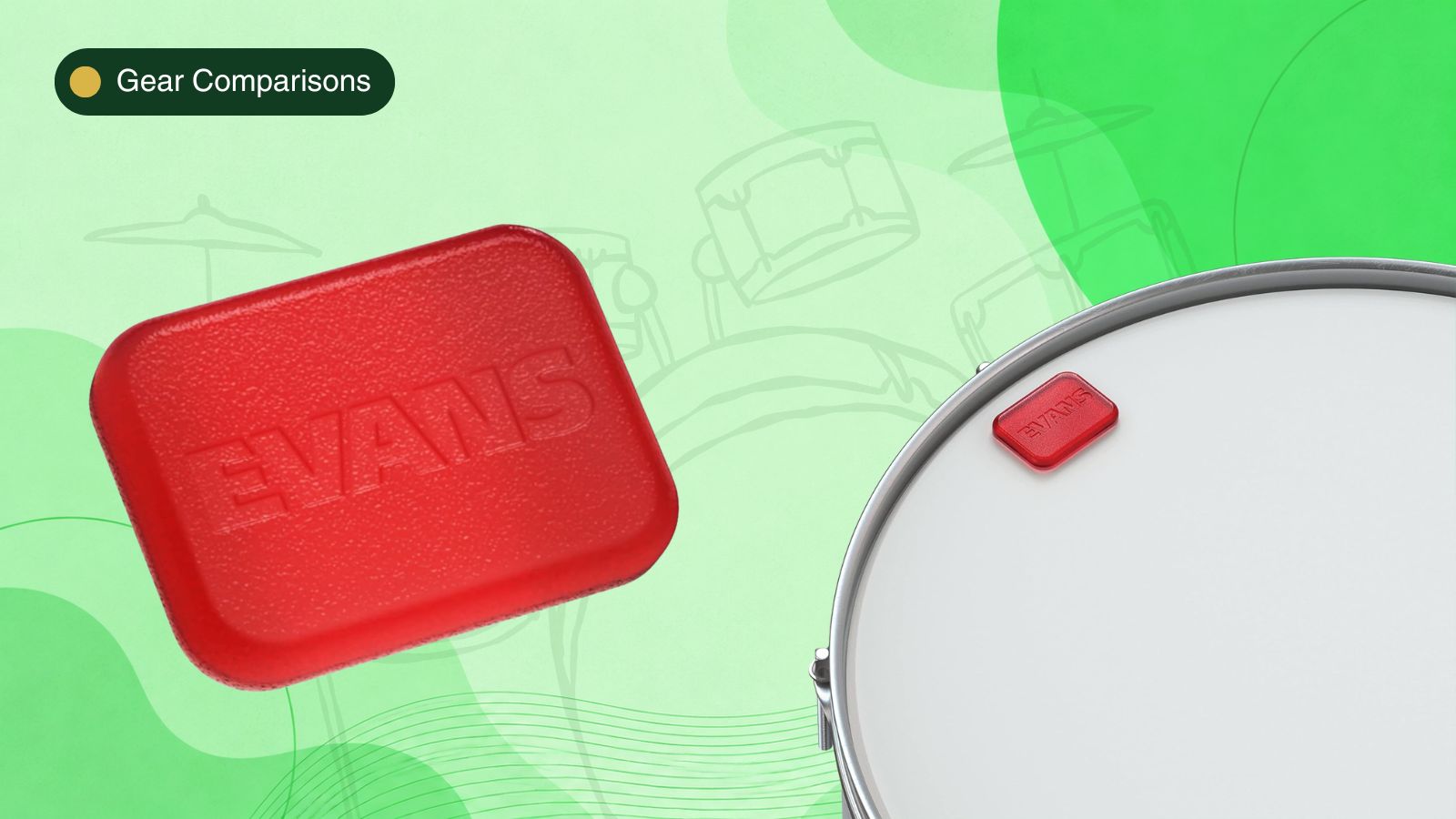 Drum dampening cloths and accessories